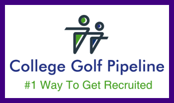 College Golf Pipeline College Logo Border
